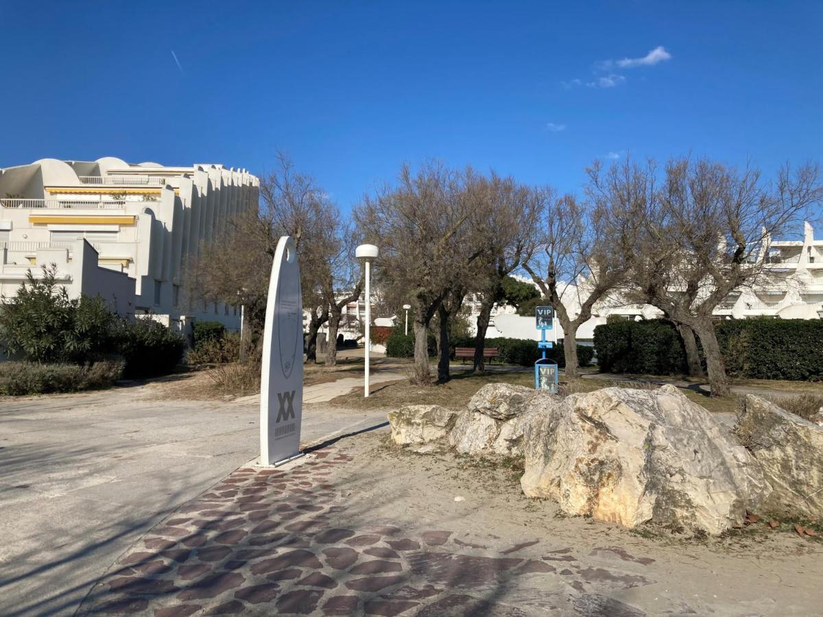 Ancre bleue***, 1ère ligne plage, piscine, Clim. La Grande-Motte Esterno foto